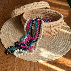 Vintage Boho Basket Storage
